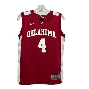 University Of Oklahoma Nike Elite Basketball Jersey #4 Youth Size Med 12/14